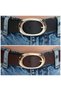 2-Piece Set/Oval Gold Buckled Women's Belt I, Jacket Belt I, Pants Belt I - 4