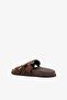 Bilbo Brown Suede Leather Women's Slipper - 3