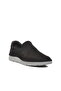 Black Nubuck Genuine Leather Men's Casual Shoes - 3