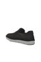 Black Nubuck Genuine Leather Men's Casual Shoes - 4