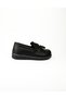 184 Black Skin Tasseled Boy's Casual Shoes - 2