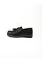 184 Black Skin Tasseled Boy's Casual Shoes - 3