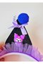 Kuromi Special Design Crown with Tulle and Pompom Detail |   Purple Kuromi Crown - 5
