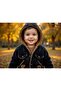 Boy's Hooded Denim Jacket Inside P Plush Sherpa Black Blue - 4