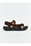 Brown Velcro Men's Sandals - 2