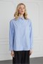 Blue Striped over Fit Shirt