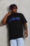 Men's Printed T-Shirt Short Sleeve Crew Neck Regular Fit T-Shirt - Black - 2