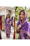 Women’s Digital Printed Cross Hatch Suit-Elegant Lawn Kameez, Lightweight Lawn Dupatta - Ethnic Wear - 3