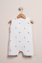 Floral Print Straps Barbatöz Baby Rompers