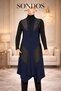 Women's Sevda Large Size Verev Glittery Asymmetrical Vest