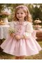Gepiyerli Powder Pink Baby Girl Dress