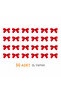 Red Wedding Candy, Gift Ornament, Balloon Ornament, Ready-Made Bow Satin Ribbon 10mm 50 Pieces
