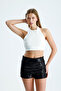 Stretchy Bel Lined Pul Sequined Evening Dress Shorts |   Şrt36032 Black - 3
