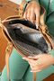 Women's Large Size 4-Compartment Shoulder Bag & Clutch Bag (35X25 cm) - 3