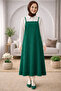 Women's Emerald Green Adjustable Strap Gilet Dress - 2