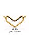 15 cm Square Bag Bursu Metal Bag Frame Gold Silver Smoked Macramé Mesh Bag Apparatus - 7
