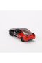 1:24 Scale Model Vehicle with Sound and Light, 4 Doors, Opening Hood and Trunk, with Stand, Gtr Black Red - 4