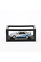 1:24 Scale Model Vehicle with Sound and Light, 4 Doors, Opening Hood and Trunk, with Stand, Gtr Gray - 3