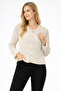 Button Detailed Pocketed Long Sleeve Knitwear Cardigan - 4