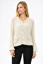 Button Detailed Pocketed Long Sleeve Knitwear Cardigan - 3