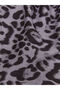Brown Leopard Patterned Women's Shawl - 3