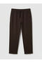 Lcw vision brown elastic waist boy's pants