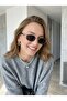 Valeno Gold Black Glass Rectangular Trendy Sunglasses