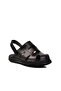 Black Men's Sandals - 3