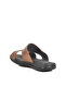 Tan Men's Flat Slippers - 4