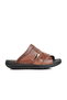 Tan Men's Flat Slippers