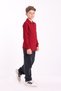 Claret Red Slim Fit Polo Neck Long Sleeve Unisex Children's School T-Shirt 100% Cotton 5-16 Years - 7