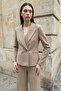 سترة MY FASHION ذات ياقة شال وأزرار أمامية