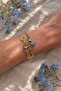 Stainless Steel 2-Piece Combination Bracelet with Fatma Ana Hand and Evil Eye Bead Detail