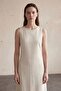My Fashion Sleeveless U-Neck and Low-Cut Maxi Dress - 3
