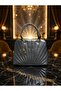 Star Detailed Striped Women's Handbag and Shoulder Bag - Daily Use