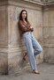 My Fashion High Waist Straight Leg Denim Pants - 2