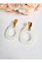 Steel Gold Hoop Earrings 7 cm - 4