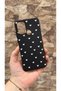Casper Via F20 Compatible Mini White Heart Patterned Silicone Shock-Absorbing Classic Protected Rubber Case