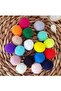 Colorful Plush Pon Pon 20mm 25 Pieces - 6