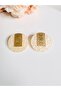 Steel Egyptian Gold Earrings 4 cm - 3