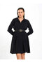 Belt Pcs Ruffled Asymmetrical Dress 111703 - 3