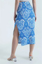 Slit Crinkle Women's Skirt A-Line Midi Comfortable Fit Daily Office Stylish Combination - 5