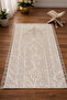 French Guipure Lace Embroidered Dowry Mat for Bride and Groom E Fiber-Filled 70X110 Size