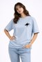 Lover Combination Minimal Space Planet Printed Couple T-Shirt Oversized Unisex Partner T-Shirt Set of 2 - 2