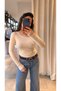 Women's One-Shoulder Open Long Sleeve Blouse, Pack of Lace - 3