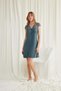 Nightgown with Lace on the Sleeves, Shoulders and Collar, and Buttons on the Front - Ssssss8872-4862 - 4