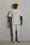 Men's Printed T-Shirt Short Sleeve Crew Neck Regular Fit Comfortable Fit Casual T-Shirt - Gray - 2