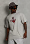 Men's Printed T-Shirt Short Sleeve Crew Neck Regular Fit Comfortable Fit Casual T-Shirt - Gray