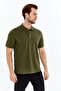 Polo Collar T-Shirt 100% Cotton Khaki Men's
