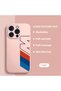 iPhone 15 Pro Compatible Phone Case with Velvet Camera Protections Inside, Soft Silicone Bmw Pattern - 2